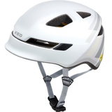 KED Unisex Jugend POP Fahrradhelm, Weiß, M (52-56cm)