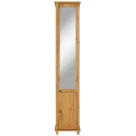 Home Affaire Vili Hochschrank 34,5 x 175,5 x 30 cm Beige Massivholz
