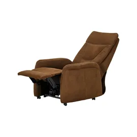 Hukla Fernsehsessel Manuel Mikrofaser 78 x 108 x 90 cm Braun elektrisch