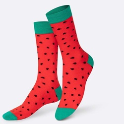Eat My Socks, Socken, Fresh Watermelon Socken, Rot, (One Size)