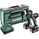 Metabo Akku-Maschinen-Set inkl. 2 x 5,2 Ah + metaBOX 145 L
