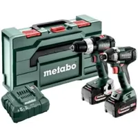 Metabo Akku-Maschinen-Set inkl. 2 x 5,2 Ah + metaBOX 145 L