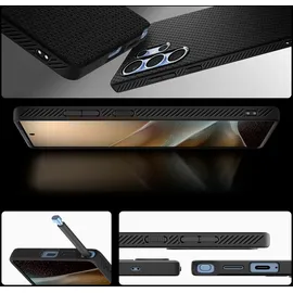 SPIGEN Galaxy S25 Ultra Liquid Air Hülle schwarz