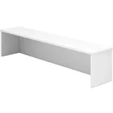 Hammerbacher Thekenaufsatz gerade, weiß 155,0 x 32,0 x 35,0 cm