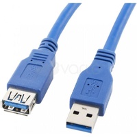 Lanberg CA-US3E-10CC-0030-B USB Kabel 3 m USB A Blau