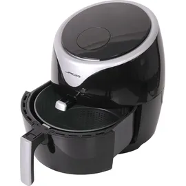 Jago® Heißluftfritteuse 5.5L - 1700 Watt, LED Display mit Touchscreen, 7 Programme, 60 min Timer, Ohne ÖL, Schwarz - Airfryer, Heißluf... - Schwarz