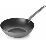 Lacor - 63829 - Wok Ferrum, Ø28 cm, Grau