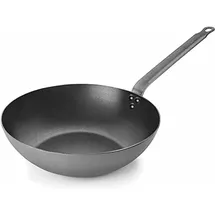 Lacor - 63829 - Wok Ferrum, Ø28 cm, Grau