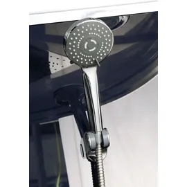 sanotechnik handelsgesellschaft m.b.h. Trend 1 Komplettdusche mit Schiebetür 90 x 215 cm schwarz Sicherheitsglas