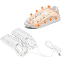 Asixxsix Schuhtrockner, Tragbarer Elektrischer USB-Schuhtrockner mit Wärme IP53 Wasserdichter, Schnell Trocknender Schuhtrockner, Beseitigt Schlechte Gerüche, Stiefelwärmer für Schuhe,