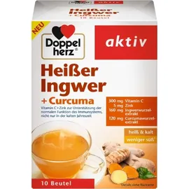 Doppelherz Aktiv Heißer Ingwer + Curcuma Granulat 10 St.