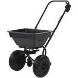 vidaXL Handstreuwagen Salzstreuer PVC und Stahl 92x46x70 cm 15 L
