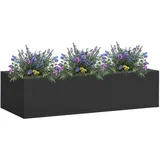 vidaXL Büro-Blumenkasten 90 x 40 x 23 cm Anthrazit