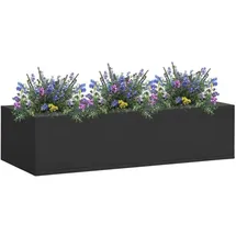vidaXL Büro-Blumenkasten 90 x 40 x 23 cm Anthrazit