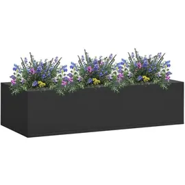 vidaXL Büro-Blumenkasten 90 x 40 x 23 cm Anthrazit