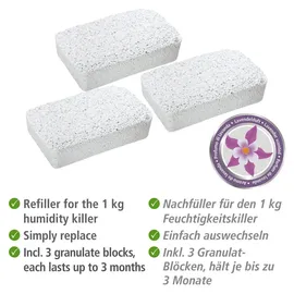 Wenko Nachfüllpackungen 3 x 1 kg Lavendel