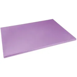 Hygiplas Schneidebrett mit niedriger Dichte, violett, 600 x 450 x 20 mm