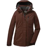 KILLTEC Damen Funktionsjacke mit abzippbarer Kapuze KOW 140 WMN Jckt wasserdicht, Winddicht, atmungsaktiv 00544-herbstlaub 46