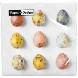 Paper+Design tabletop Cocktailserviette 3-lagig, Dreamy Eggs (24x24cm)