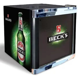 CUBES COOLCUBE BECK ́S Getränkekühlschrank 48 l 51 cm hoch Schwarz/Grün