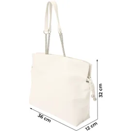 Pepe Jeans Gwendolyn Shopper Polyurethan Beige/Weiß
