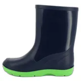 Beck Regenstiefel Basic Gummistiefel (für Mädchen und Jungen, in vielen Farben und Größen verfügbar) schmaler Schlupf-Stiefel, herausnehmbare Innensohle blau 32 EU