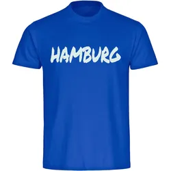 multifanshop Kinder T-Shirt - Hamburg - Textmarker - Druck weiß - Kind
