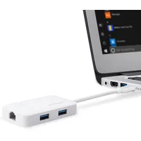 Edimax EU-4308 RJ-45, USB-C 3.0 [Stecker]