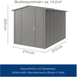 Hörmann Juno 2,14 x 3,10 m Grau