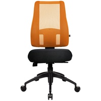 TOPSTAR Lady Sitness Deluxe ohne Armlehnen schwarz/orange/schwarz