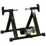 Bc-elec - 5661-0020 ROLLENTRAINER HEIMTRAINER FAHRRAD MIT LUFTBREMSE HOMETRAINER FITNESSGERÄT - Schwarz