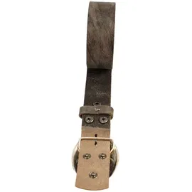 rettungsring gürtel Gürtel Leder grau 105