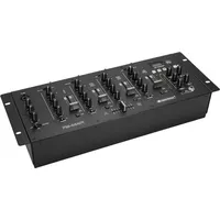 Omnitronic PM-444Pi 4-Kanal-DJ-Mixer mit Player & USB-Interface