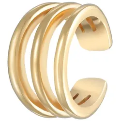 Elli Earcuff Single Modern Basis 925 Silber goldfarben Damen 