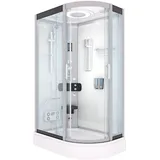 AcquaVapore Dampfdusche Sauna Dusche Duschkabine D60-70T2R-EC 80x120 cm Mit 2k Scheiben Versiegelung