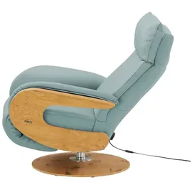 HIMOLLA Relaxsessel 7818 Leder 75 x 108 x 84 cm Blau elektrisch