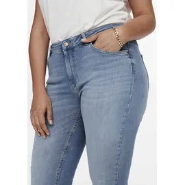 ONLY CARMAKOMA Damen Carwilly Reg Ank Sk Rea1467 Noos Jeans, Light Blue Denim, 44W / 32L EU - 44W / 32L