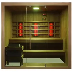 KOTKA Sauna+ Infrarotkabine 4 Personen; 200x150x190 cm