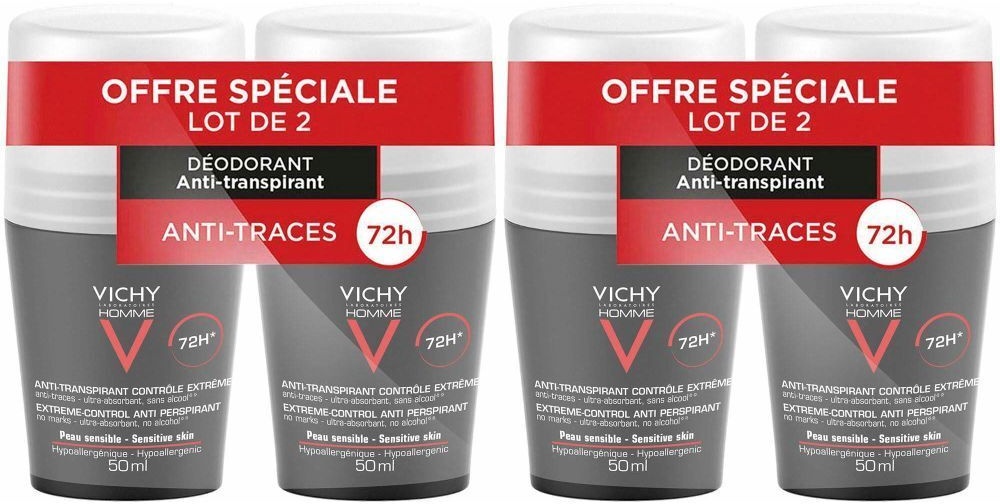 Vichy Homme Deodorant Antitranspirant Kontrolle extrême empfindliche Haut