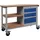 Bedrunka+Hirth Werkbank B1200xT540xH880mm Buche Multiplex lichtgrau/signalblau 4 Schubl.