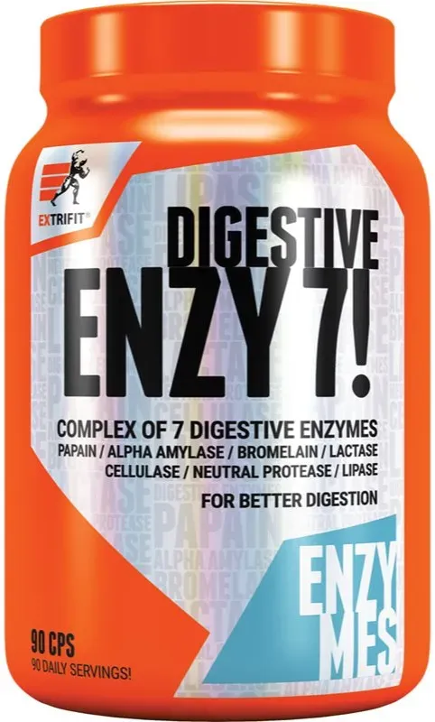 Extrifit Enzy 7! Digestive Enzymes Verdauungsenzyme in Kapseln 90 KAP