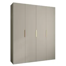 abiks möbel Drehtürenschrank COMO 200 x 245,5 x 40 cm Gold