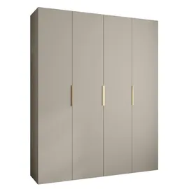 abiks möbel Drehtürenschrank COMO 200 x 245,5 x 40 cm Gold