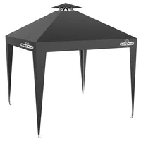 Grillfürst Grillpavillon - wasserdichter Garten-Pavillon, Outdoor-Überdachung, Dachkonstruktion mit Rauchabzug,