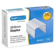 Rapesco RAPESCO® Heftklammern 26/6, 5.000 St.