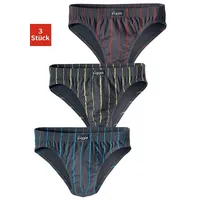 LE JOGGER Slip (Packung, 3 St.), mit kontrastfarbenen Streifen