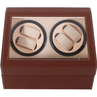 FUROMG Automatischer Uhrenbeweger Uhrenbox Uhrenkasten Box Holz Carbon Fiber 4+6 Uhren Watch Winder