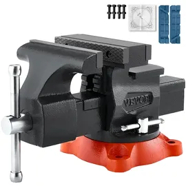 Vevor Schraubstock Sphäroguss 140 mm schwarz