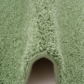 Snapstyle Hochflor-Teppich Luxus Hochflor Langflor Teppich Milano Rund, Rund, Höhe: 43 mm grün 100 cm x 100 cm x 43 mm