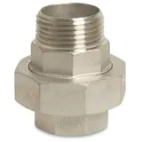 KLASEBO® Gewindefitting Edelstahl Verschraubung 1 1/2" IG x 1 1/2" AG konisch